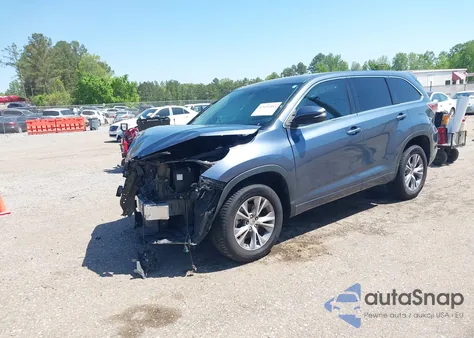 2015 Toyota Highlander Le Plus V6 из США, поврежденный, VIN 5TDZKRFH2FS054893